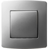 Elix - Enkelpolige schakelaar inbouw S1 inox