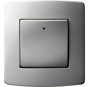 Elix - Dubbelpolige schakelaar inbouw S2 inox