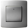 Elix - Dubbelpolige schakelaar inbouw S2 inox