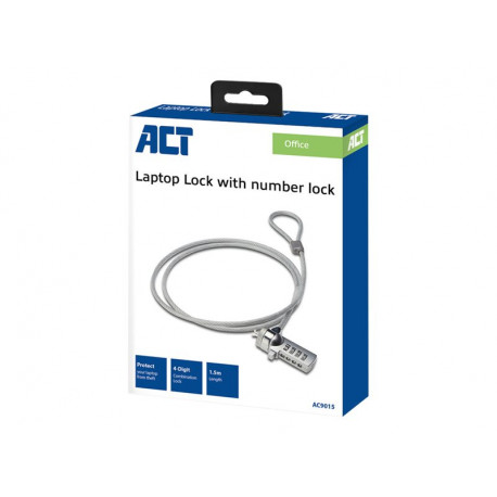ACT - security cable with 4-digit code 1.5M