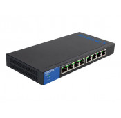 Linksys LGS108P - Switch 10/100/1000 - 8 ports - met 4*POE+