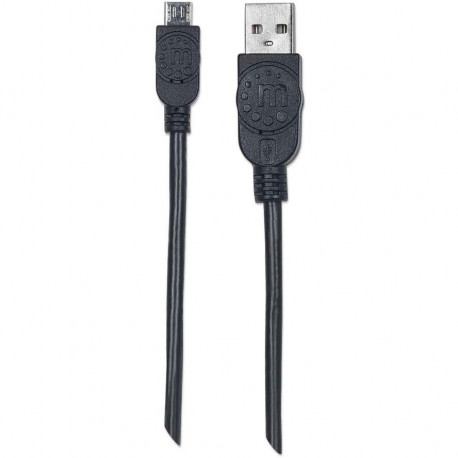 Cable USB Micro USB Manhattan 0,5m