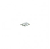 Male 2P Plugs - 2,5A - Lateral Input - White - 2 Pieces