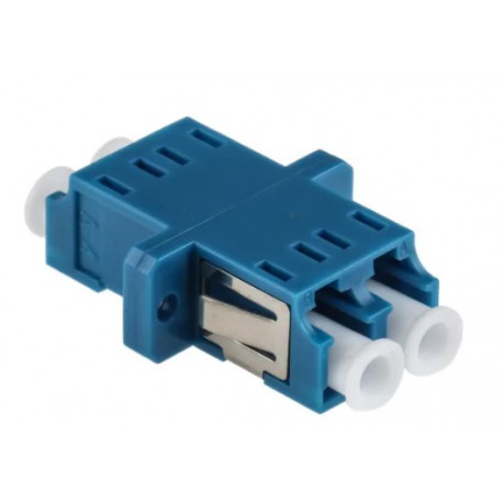 LC to LC Single Mode Duplex Fiber Optic Adapter