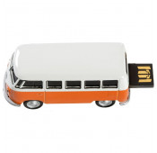 Genie USB Key 32Gb Retractable VW Bus Orange