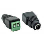 DC Plug 5.5 x 2.1mm Female to screw connection