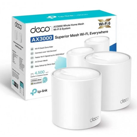 TP-Link deco X50 - wi-fi 6 - AX3000 - 2 Pièces