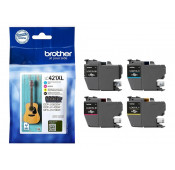 Brother LC421XL - pack of 4 ink cartridges - XL