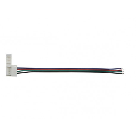 Câbe connecteur push 10 mm RGB pour bande led