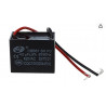 Condensator 4µF 450VAC 20x30x37 mm geïsoleerde draad