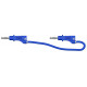 Siliconen testsnoer MF/MF 20A 1m blauw