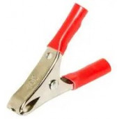 Battery clip with red insulation 20A
