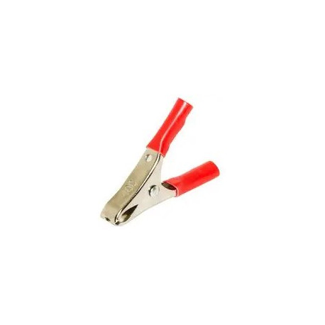 Battery clip with red insulation 20A