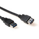 Cable USB 3.0 - Fiche A male/Fiche A femelle 2M