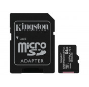 Kingston Micro SD 64GB Calss 10 + Adaptateur