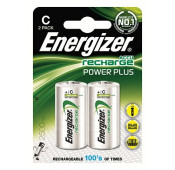 Energizer - 2 Batterijen NiMh C 2500mAh