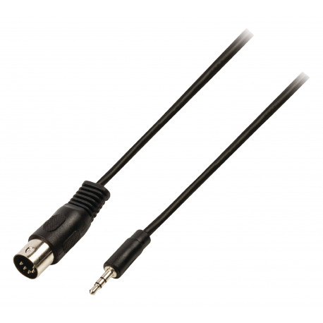 Câble audio stéréo DIN DIN 5p Mâle - 3.5 mm mâle 2M