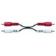 Cable 10m - 2 fiches males RCA/2 fiches males RCA