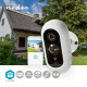 Caméra extérieure SmartLife Rechargeable par panneau LED