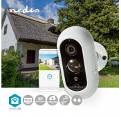 Caméra extérieure SmartLife Rechargeable par panneau LED