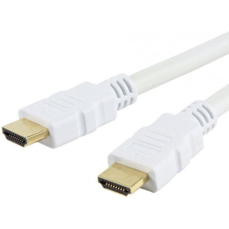 Câble HDMI mâle -mâle - 2m Blanc