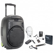 Ibiza- Portable Amplifier System 12" + Mic-Usb- Bluetooth