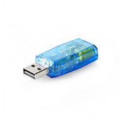 Compact 3D USB 5.1 Sound Card Audio Adapter