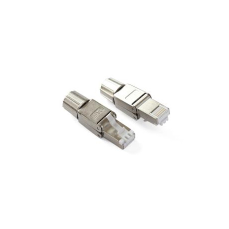 RJ45 male Shielded with guide for Round Cab FTP Cat.7 - 2Pcs