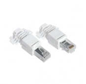 Male RJ45 Plug with Guide For UTP Round Cable Cat.7 10 Pcs