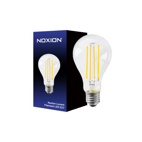 Noxion LED E27 Poire Filament Claire 12W 1521Lm 827 Eq.100w