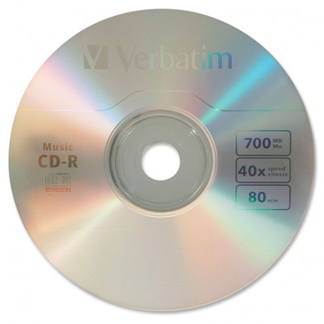 Verbatim - CD-R audio 80 minutes - 10 pièces