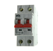 Elix - Automatic double pole circuit breaker 10A