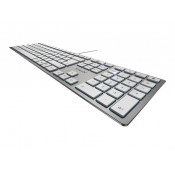 CHERRY Ultra Slim Keyboard Silver Design Kc6000 Belgian