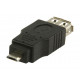 Adaptateur USB A femelle - USB micro B mâle