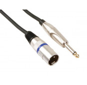 Cable Pro XLR XLR Male vers Jack Mono 6.35 (3m)
