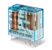 Finder 40 Series - Miniature relay for 8A 12Vdc PCB DPDT