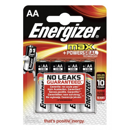 Energizer - Alkaline batteries MAX AA