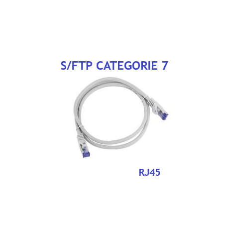 Elix - Câble S/FTP - LSZH - Rj45 - Categorie 7 - Gris - 5M