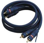 Cable CINCH RCA 2 X M/M - 0.80m - Bleu
