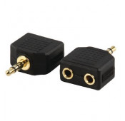 Adaptateur - Stereo male 3.5mm vers 2xstereo femelle 3.5mm
