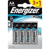 Energizer - Pile alcaline Max Plus - AA LR6 3+1 pieces