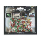 Set of 80 assorted LEDs