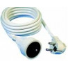 Verlengsnoer 3G1.5 Wit 3M