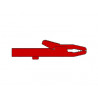 Geïsoleerde krokodillenklem 4mm 25A rood 