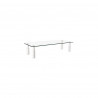 Techly Glasbureau Standaard voor Monitor - Laptop