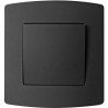 Elix - Interrupteur Unipolaire à encastrer S1 Anthracite