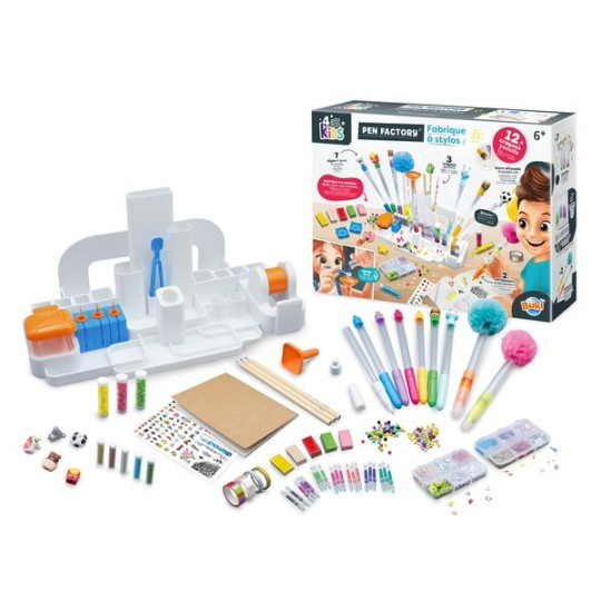 Penna DIY Fenicottero Be Teens Buki - Kit Con Paillettes, Perline E Pompom, Stylo Flamant - Foto 11