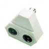 Elix - 2-Weg antennesplitter 1M/2F
