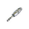 Neutrik - Adaptateur XLR femelle/Jack male stereo 6.35