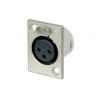 Neutrik - Chassisconnector XLR 3 polig vrouwelijk